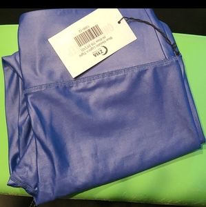 Zyia blue metallic leggings Size 12